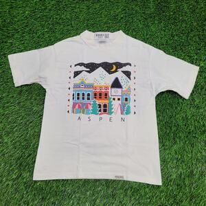 Vintage Aspen Colorado Shirt Womens Small 17x22 Crazy-Shirts